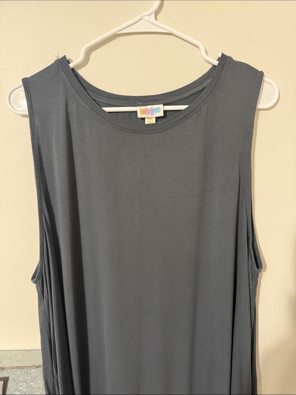 LuLaRoe Black Sleeveless Maxi Swing Dress - Picture 3 of 5